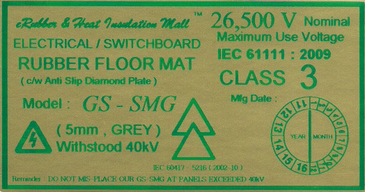 SWITCHBOARD RUBBER MAT MALAYSIA 